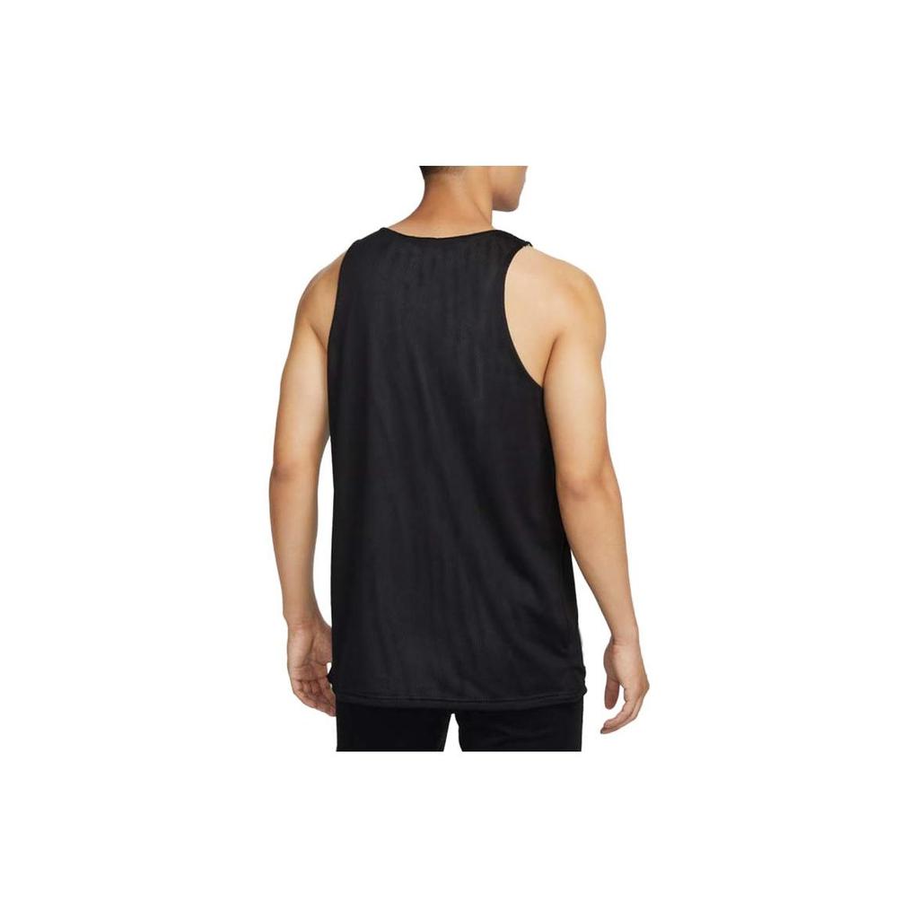 Nike Dri-Fit Reversible Round Neck Breathable Sleeveless Tank with Animal Print Men Tops Black FB7979-010
