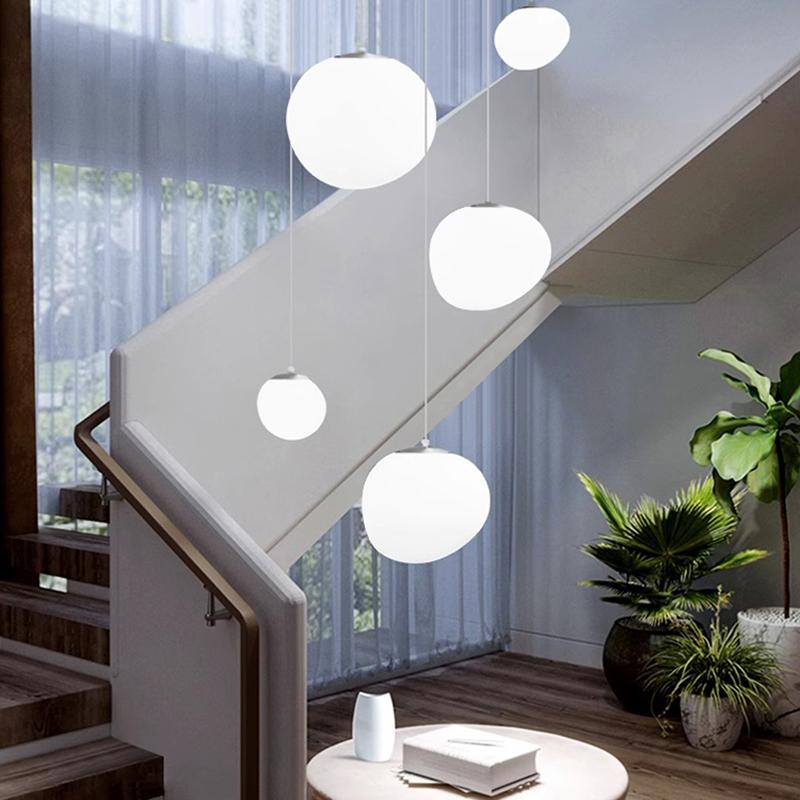 Nordic luxury staircase pendant light modern ceiling light home decoration dining room chandelier living room lighting fixtures