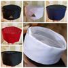 Wear Resistant Chef Flat Top Caps Mesh Head Circumference Breathable Sushi Cap  Both Sexes Chef