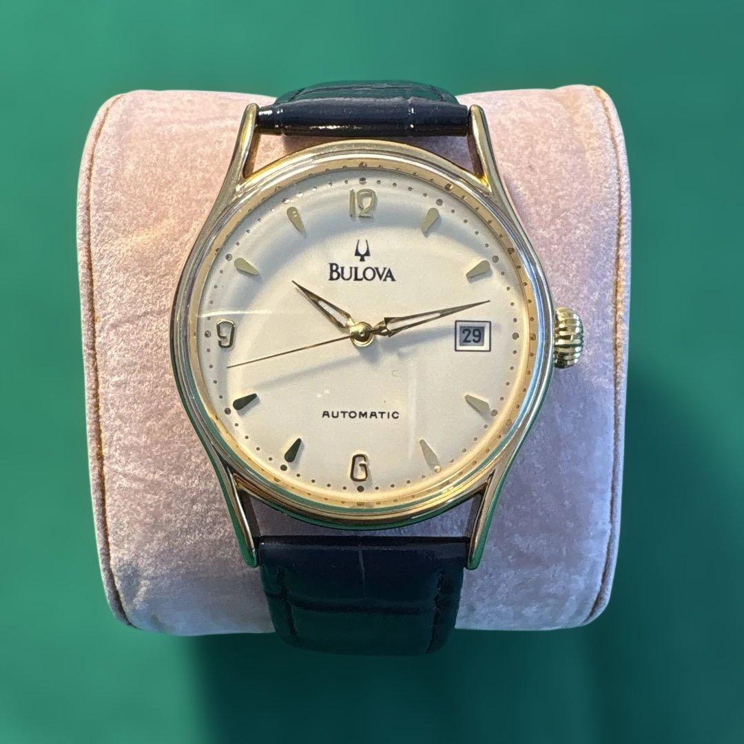 Б/у мужские автоматические часы BULOVA с прозрачной задней крышкой