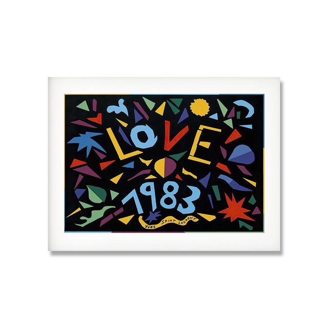 Nordic Style Modern Love Exhibition Poster Wall Art  Canvas Painting Simple Love Living Room Home Decoration Painting No Frame