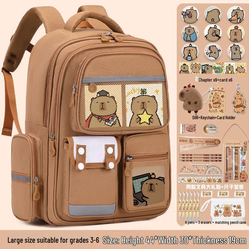 Batoh z lehké oxfordské tkaniny pro děti 6. třídy - Velká kapacita