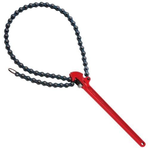 TOP Chain Wrench, 20A (26mm Diameter) To 175A (200mm Diameter), for Narrow Spaces, Plumbing, and Other Plumbing Applications, TW-230N, Made In Tsubame