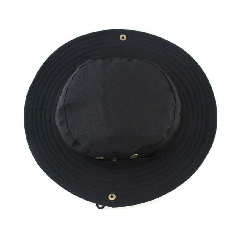Unisex Summer Outdoor Fishing Hiking Bucket Hat Wide Brim Fordable Fishermen Sunsreen Hat Men Women Camping Visors Panama Hats
