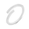 Silver Ring with Cubic Zirconia, Product Weight 2.02 G (2192794)