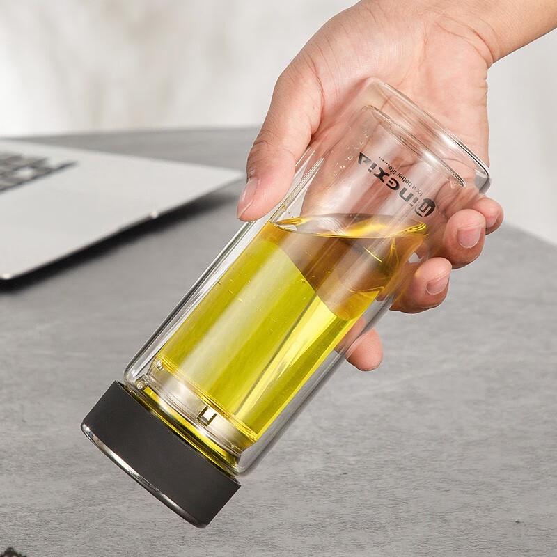 Mingxia Double-Layer Glass Cup