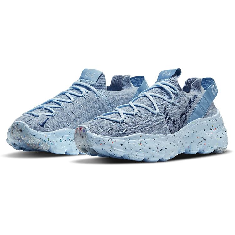 Nike Space Hippie 04 Chambray Blue Dame Joggesko Light-Armory-Blue Midnight-Navy CD3476-401