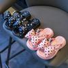 Girls' Summer Slippers for Toddlers, Indoor Non-Slip Home Slippers for Girls, Children's Bowknot Parent-Child Sandals, New Model