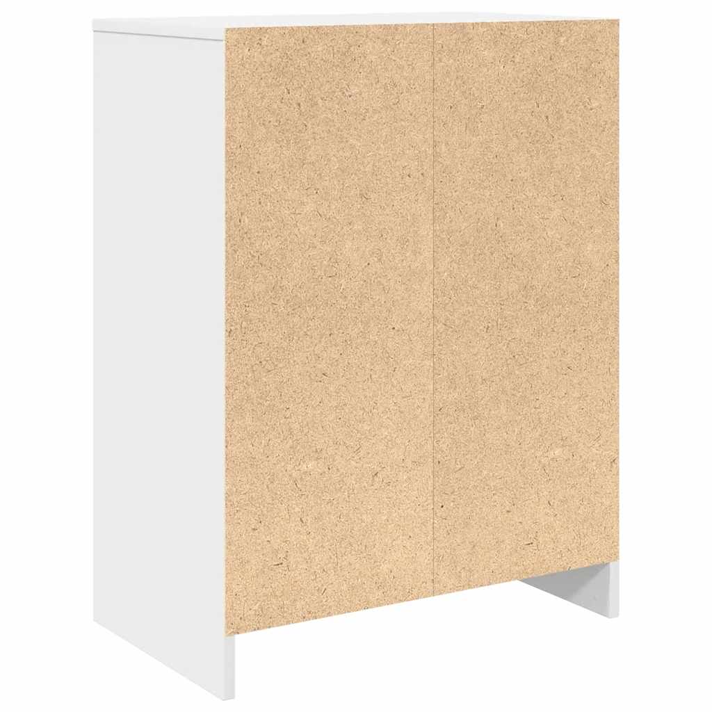 Shoe Cabinet White 57 x 34 x 76 cm Engineered Wood