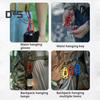 Outdoor Glove Clip with Carabiner Heavy Duty Hands-Free Multifunction Camping Hiking Work Glove Hanger Carrier Keeper Grabber Belt Clamp