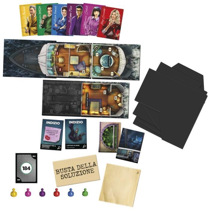 Clue Escape Sabotage on the High Seas - HASBRO - Jeu de société - Détective - 10 ans - 60 min