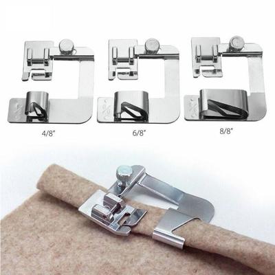 Metal Baskı Ayağı Çok Fonksiyonlu Rulo Etek Ayağı Stitchguide Dikiş Aksesuarları Ana Sayfa