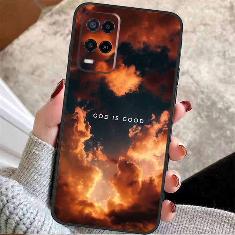 Faith Christian Jesus Case For OPPO A78 A98 A18 A58 A96 A76 A16 A5 A9 A53 A15 A17 A77 A52 A72 A74 A94 A54 A57 S