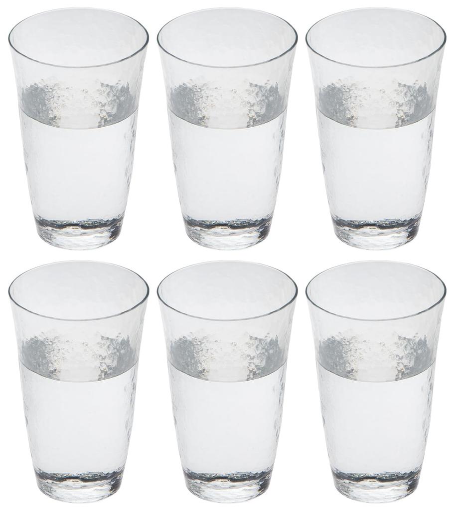 Toyo Sasaki Glass Tumbler Glass Takasegawa Tumbler 420ml Set of 6 Made In Japan Good Design Award Glass Cup Glass Cup Beer Glass Highball Glass Sour