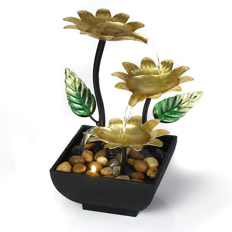 Wrought Iron Water Feature: Feng Shui Home & Office Decor Ornaments