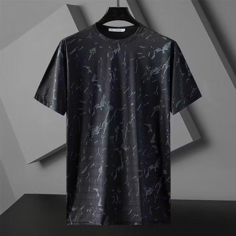 2023 Hong Kong-Style Korean Boys' Sports Suit: Loose T-Shirt & Simple Five-Point Shorts