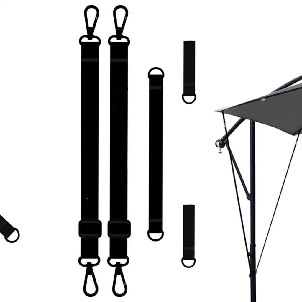 Tent Rope Buckles Weatherproof Parasol Tie Tensioner Strap Adjustable Parasol Tie Strap Outdoor Camping