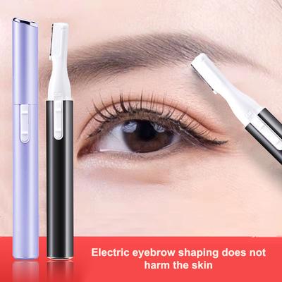 Portable Electric Automatic Eyebrow Trimming Tool Mini Shaver Facial Hair Shaver Nose Hair Brush Scraper For Nose Ears Body