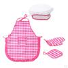 Pieces Hat & Apron with Accessories Kitchen Set
