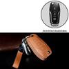 Universal Nappa Leather Key Cover for Honda, Toyota, Hyundai, Nissan - Car Modification Accessory