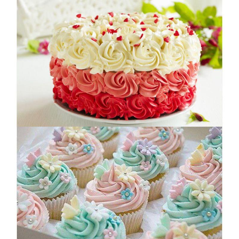 10 Pcs/Set Piping Bag Converter Icing Nozzles Tips Pastry Cupcake Cream Cake Decorating Supplies Baking Tool X3UC