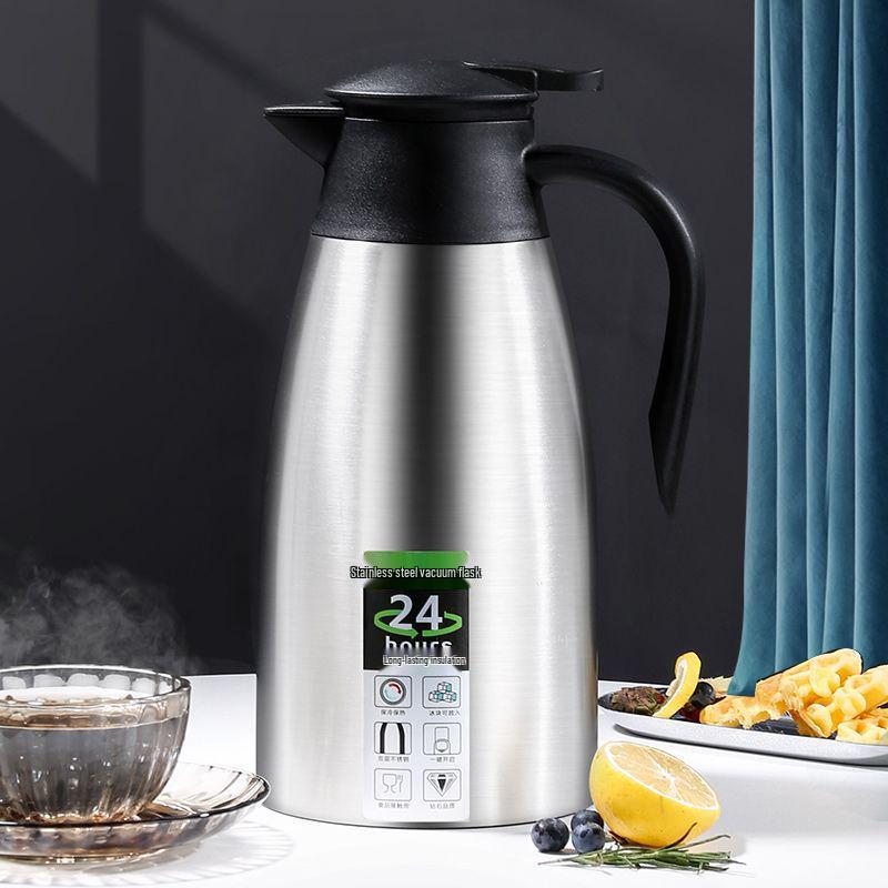 European Style 304 Stainless Steel Vacuum Insulated Coffee Pot - Ideal Welcome Gift, Customizable Logo