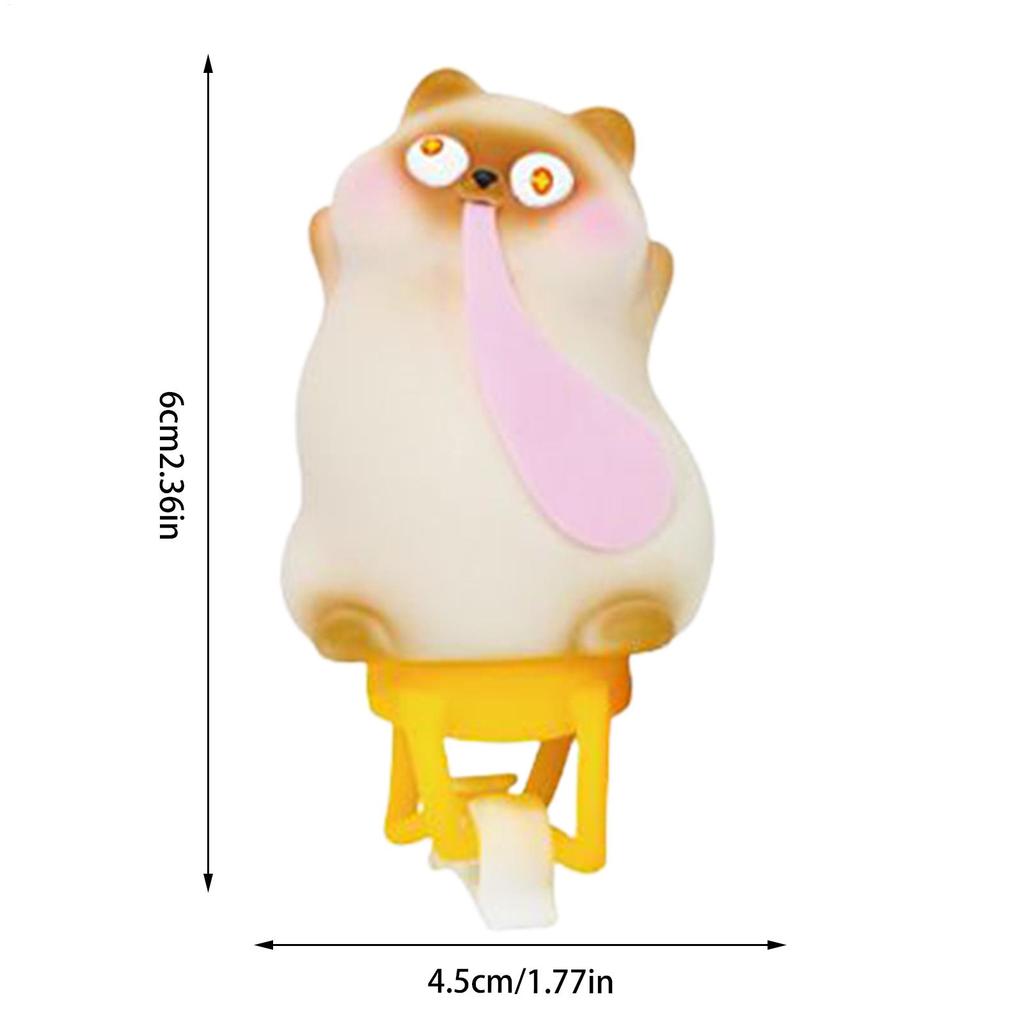 Bicycle Handlebar Ornament Cartoon Animal Bicycle Handlebar Decoration Accessory For Scooter Cycling Riding Kids Outdoors Sports