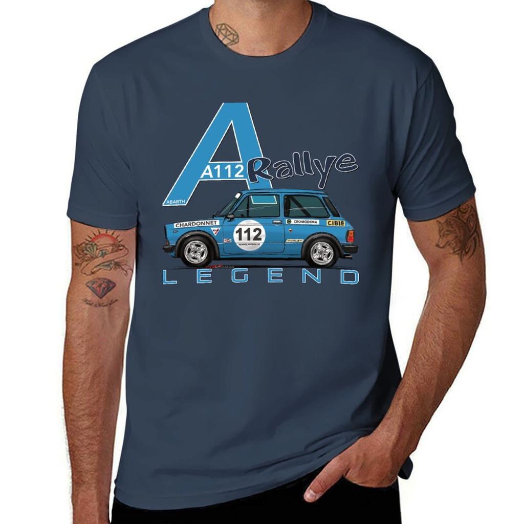 A112 Ab Rallye Legende T-Shirt Sommerurlaub Freizeit T-Shirt
