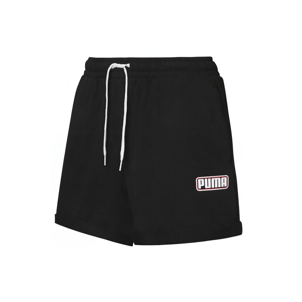 Puma Summer Stripes Sweat Shorts Women Shorts Black 845873-01