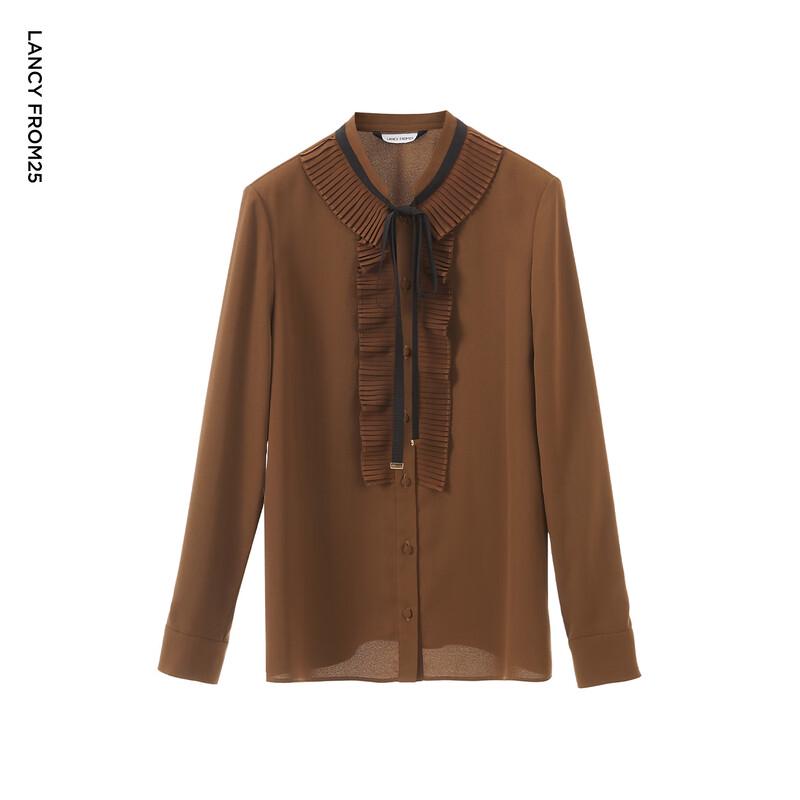 Langzi Palace Style Tweed Blouse