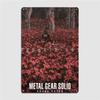 DORA Tin Sign Metal Gear Solid Big Boss And The Boss Metal Sign Club Party Pub Garage Customize Wall Decor Tin Sign Posters