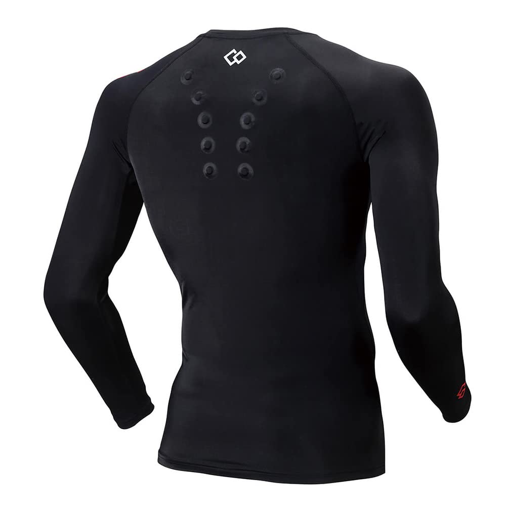 Fitness Long Sleeve Compression Colantotte Sportswear LL Black [Colantotte] Innerwear, Tops, Long, Men's, Men's (O),
