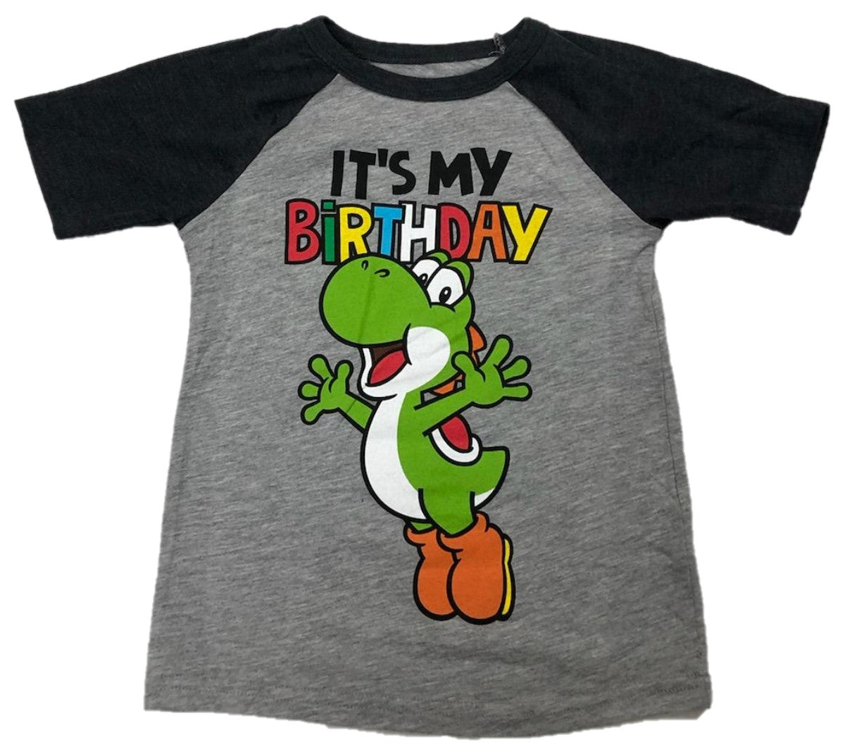 Yoshi It s My Birthday Boys Short Sleeve T-Shirt Unisex T-Shirt XXXXL