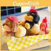 Dachshund Adorable Plush Hamburger Keychain Accessory For Cute Gift Lovers