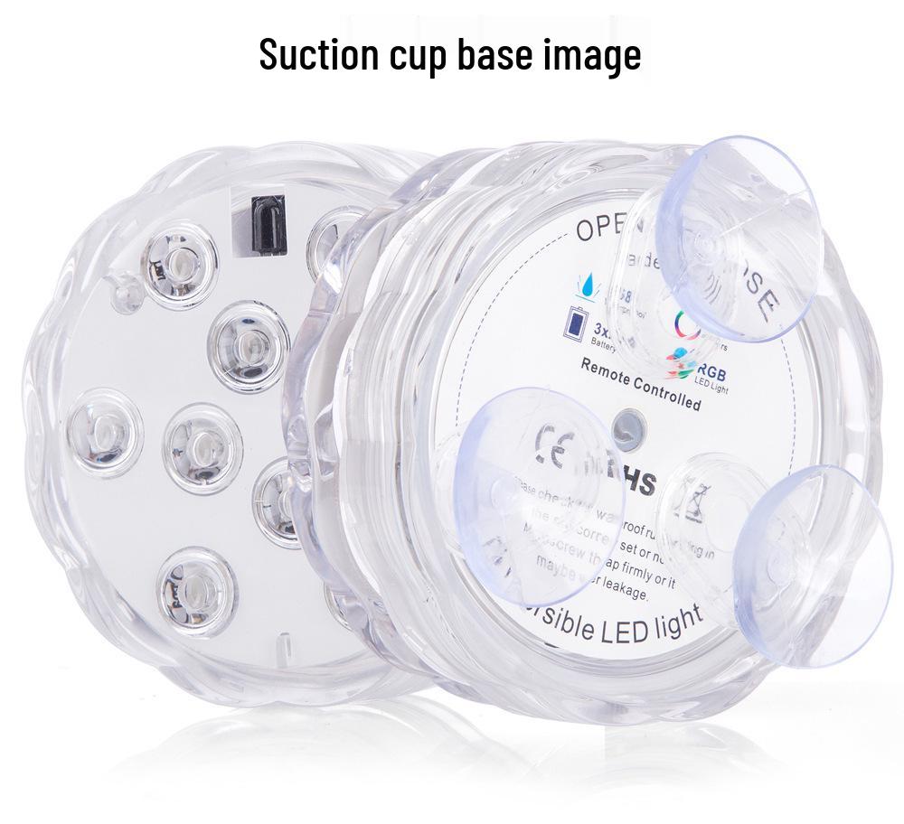 RGB Underwater Pool Light: Seven-Color Ambient Decor for Festivals & Diving