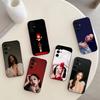 K-Kpop R-Ruby J-Jennie Phone Case For Samsung S25,S24,S21,S22,S23,S30,Ultra,S20,Plus,Fe,Note,10,9,5G Black Cover