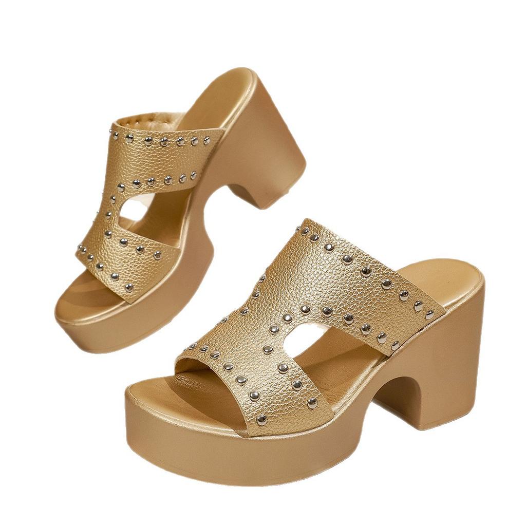 Summer Fashion Plus Size Shoes for Women 36-43 Platform Slip on 2026 Peep Toe Comfortable Non-slip Sandals Casual Women Slippers