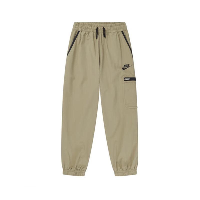 

Nike Youth Knitted Sports Pants SS25 Soft Comfortable Skin-Friendly Kids bottoms Khaki II3066-247 L