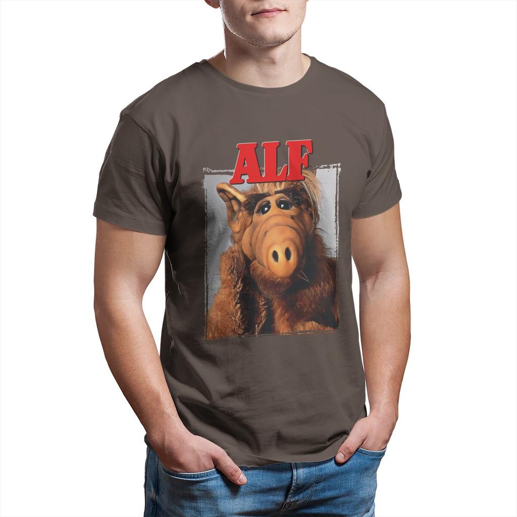 Alf Gordo Shumway TV Sitcoms Unisex T-Shirt für Herren Baumwolle Vintage T-Shirts Tees Kleidung 2024 Neuankömmling