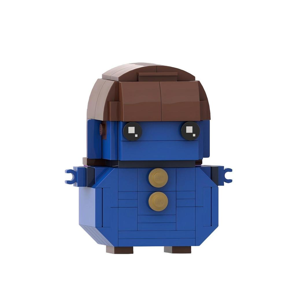 Charlie And The Chocolate Factory Movie Character Brickhead Puzzle Building Block Toy
