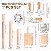 9/11pcs Italian pasta dumpling food making tool set multifunctional and efficient Italian pasta handmade making set