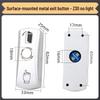 86 Type Rainproof Surface-Mounted Exit Button with Auto Reset for Outdoor Access Control
