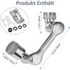 1080 Degree Swivelling Tap Aerator 22 Mm Internal Thread And 24 Mm External Thread Kitchen/bathroom Tap Attachment