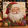 Detailed Resin Faux Diamond Kit Christmas Pearl Art Kit, 20x20cm Xmas Painting DIY Sparkling 3D Craft for Adults, Festive Wall Decor Unique