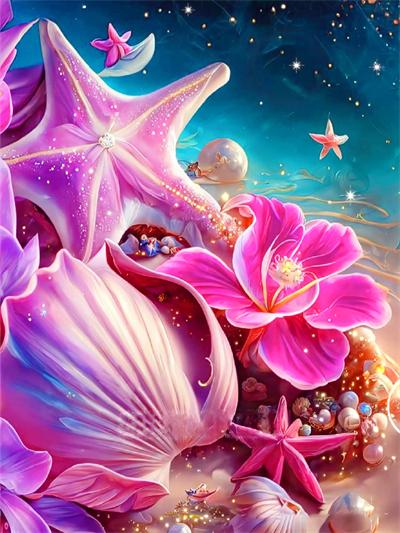 Diamond Painting Embroidery Kit Heart Stone Seaside Home Decor Mosaic Cross Stitch Love Beach Scenery Crystal Picture