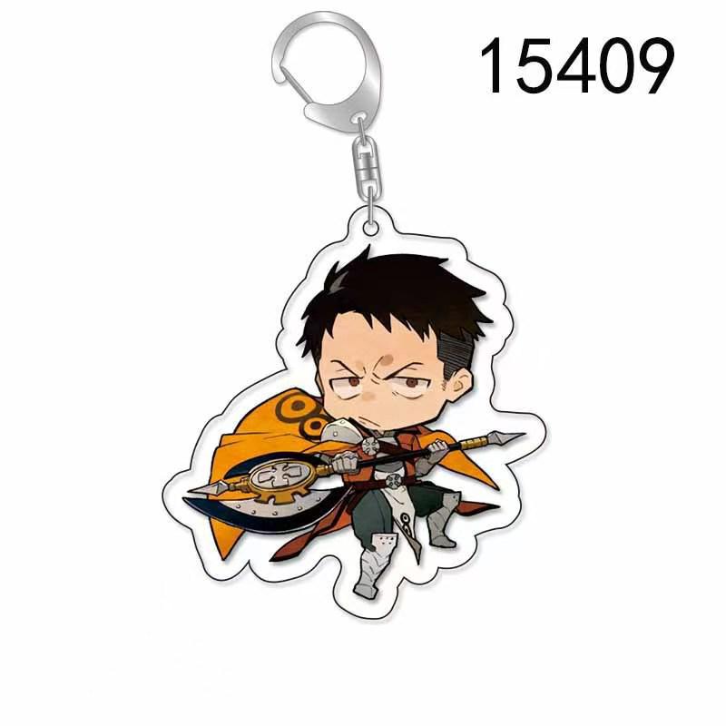 Fire Force: Shinra, Akitaru, Maki, Alice Acrylic Keychain