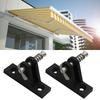 Boat Shade Top Mounting Bracket Bimini Top Deck Hinge with Quick Release Pin and Screws for Marine Awning Repair