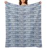 Royal Blue and Green Paisley Design Throw Blanket Decorative Sofas Luxury Throw Thin Anime Blankets