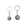 DIY Resin Jewelry Black Billiard Table Keychain Charms
