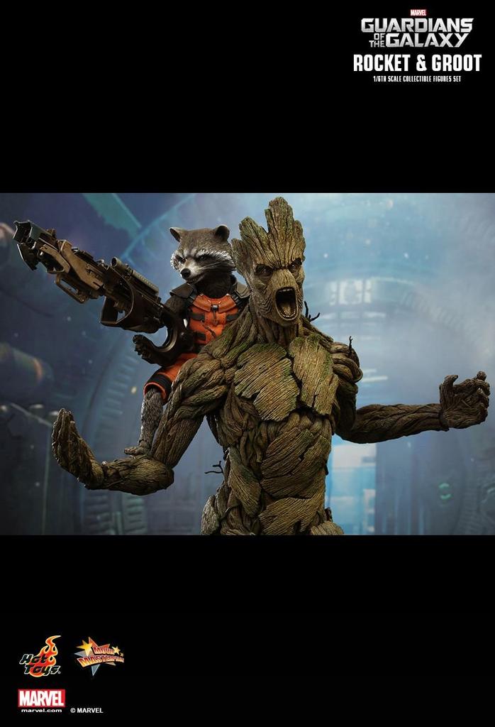 Sapiens of the Scale Rocket Groot of Accessories [Toy Exclusive] [Movie Masterpiece] "Guardians Galaxy" 1/6 Figures & (Set 2) [Bonus Included]